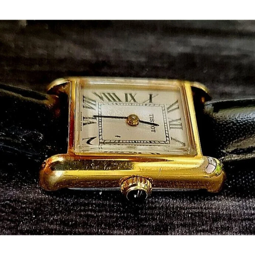 Antique 160 yr‎ old Tissot Rare Mechanical Watch Gold Helvetia Runs Great